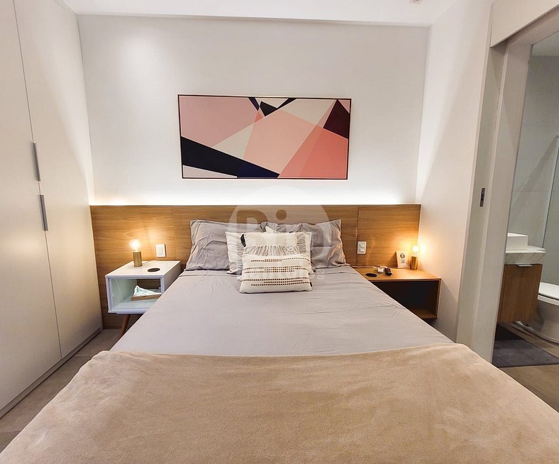 Elegante apartamento de 1 dormitorio en Copacabana