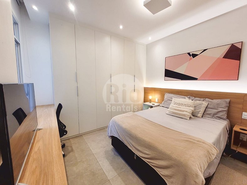 Elegante apartamento de 1 dormitorio en Copacabana