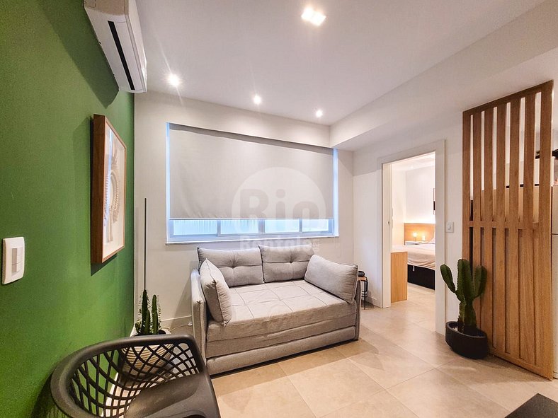 Elegante apartamento de 1 dormitorio en Copacabana