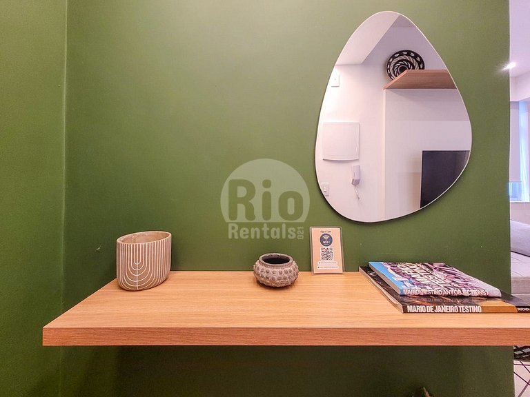 Elegante apartamento de 1 dormitorio en Copacabana