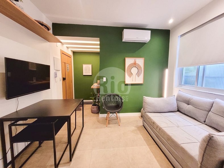 Elegante apartamento de 1 dormitorio en Copacabana