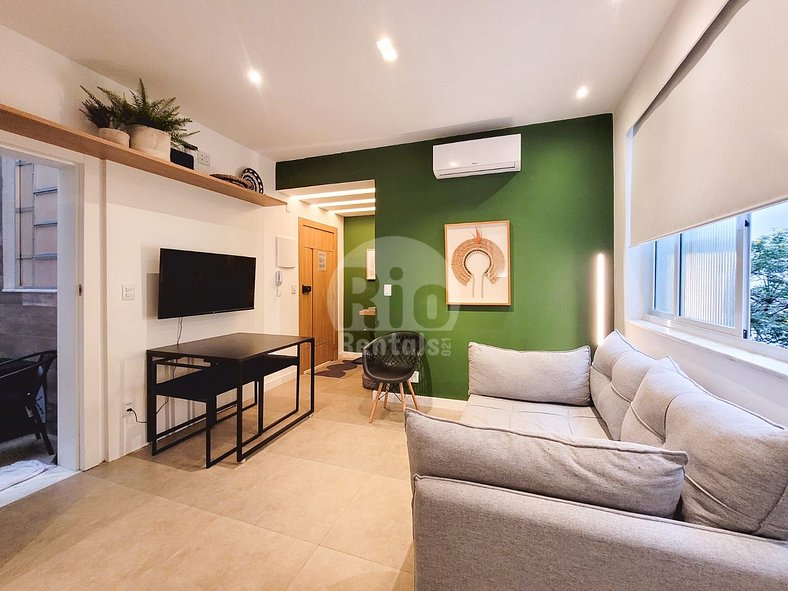 Elegante apartamento de 1 dormitorio en Copacabana