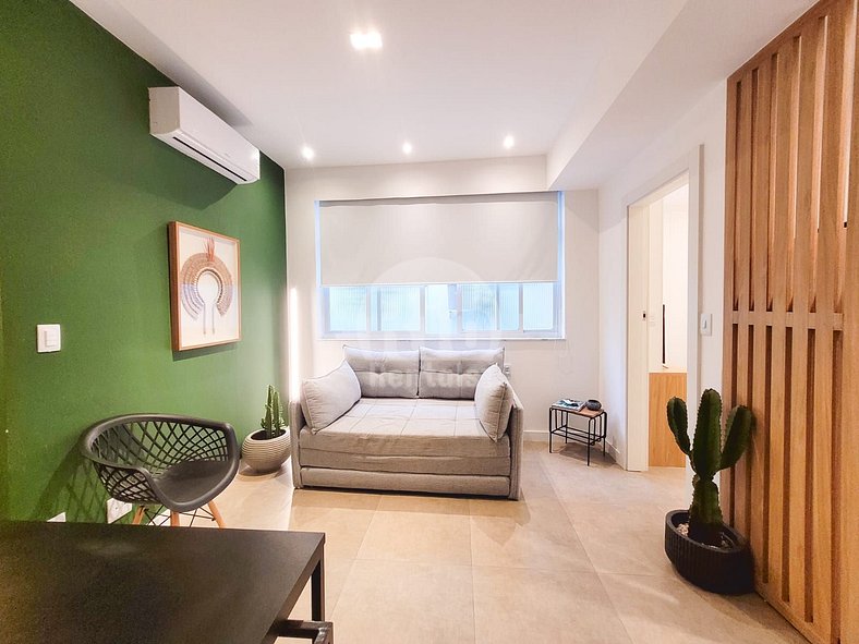 Elegante apartamento de 1 dormitorio en Copacabana