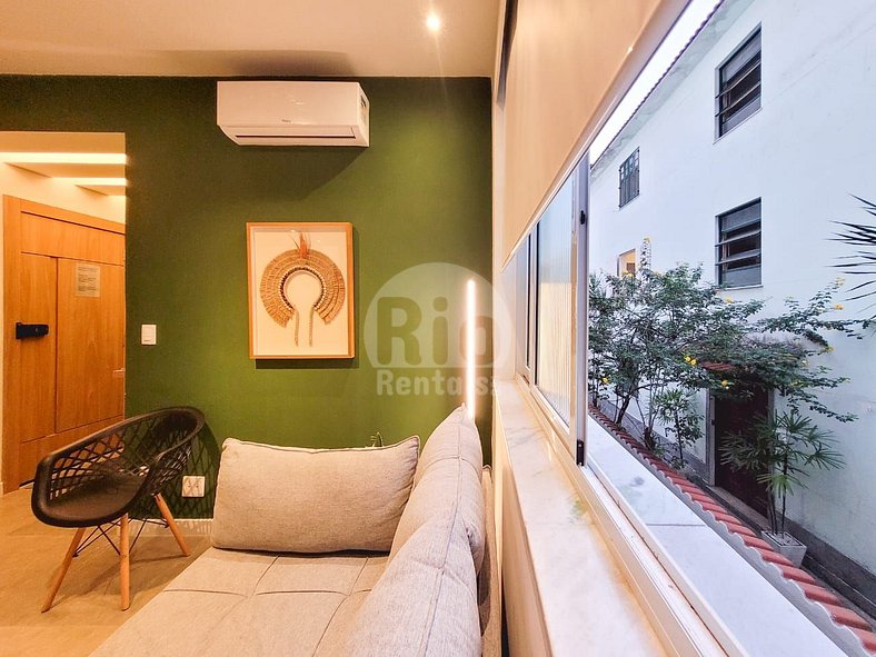 Elegante apartamento de 1 dormitorio en Copacabana