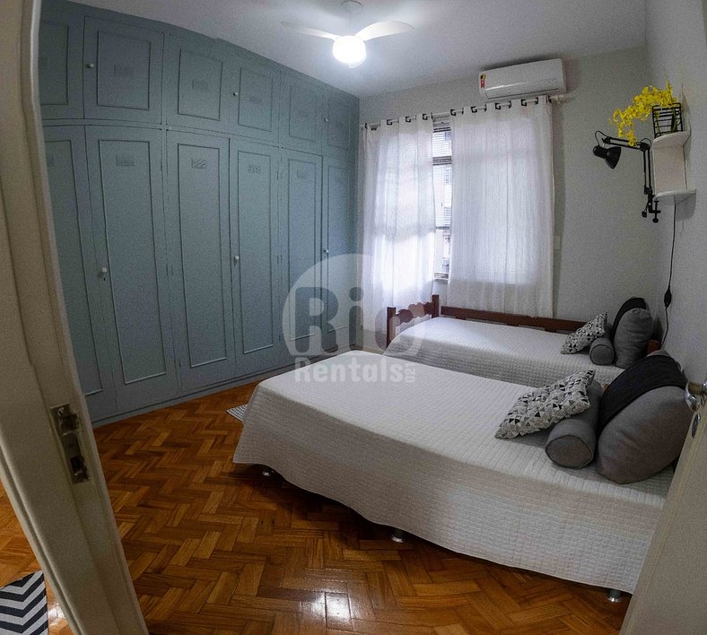 Lindo apartamento no coração de Copacabana