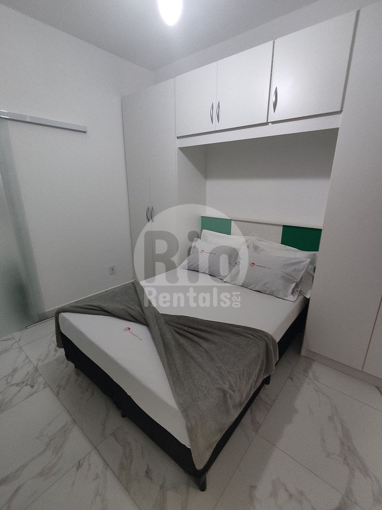 Rio Rentals 021- C003 Apartamento a uma quadra da praia de C