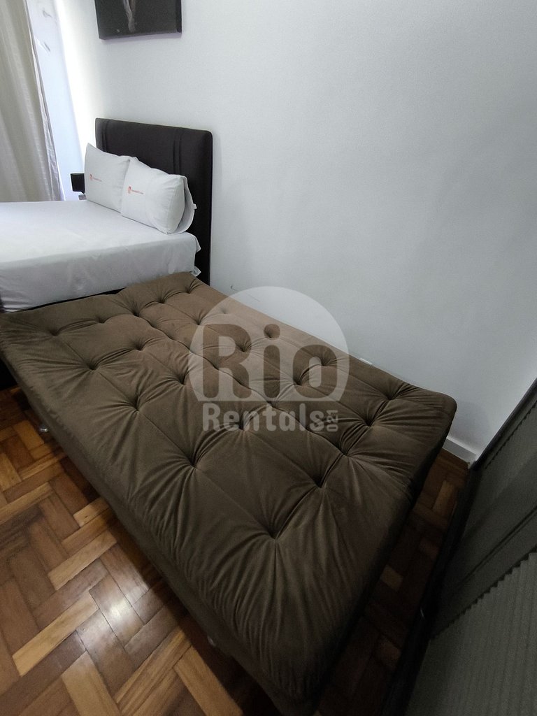 Rio Rentals 021 - C033 Apartamento en Copacabana ¡Con vista